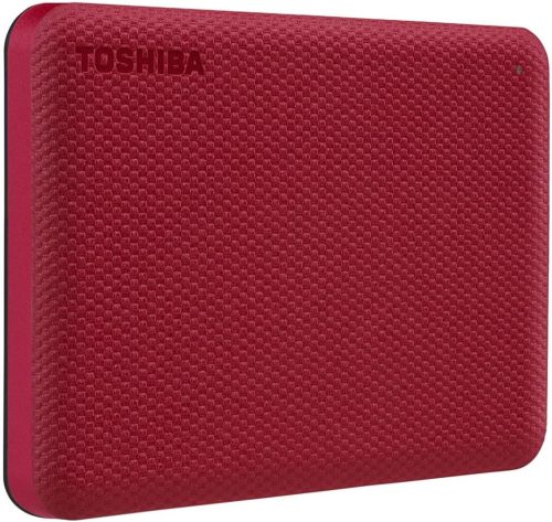  2TB Toshiba 2.5" Canvio Advance külső winchester piros (HDTCA20ER3AA) 