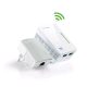  TP-Link TL-WPA4220KIT AV500 WiFi Powerline Extender Starter Kit 