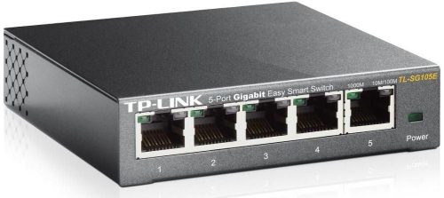  TP-Link TL-SG105E  10/100/1000Mbps 5 portos Gigabit Easy Smart Switch 