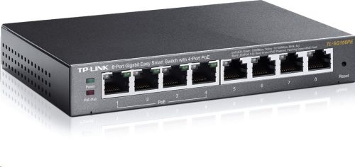  TP-Link TL-SG108PE 10/100/1000Mbps 8 portos PoE smart switch 