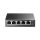  TP-Link TL-SG1005LP 10/100/1000Mbps 5 portos PoE+ switch 