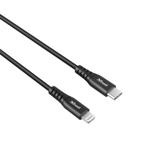  Trust Ndura USB-C - Lightning kábel 1m fekete (23569) 