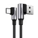  UGREEN US176 USB-A - USB-C kábel 3A 0.5m fekete (20855) 