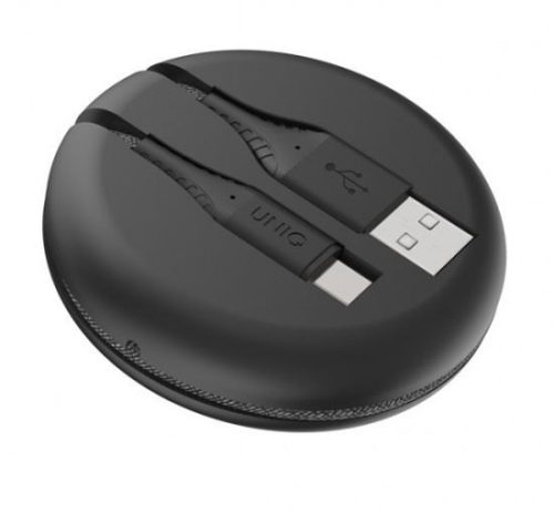  Uniq Halo USB-A - USB-C adatkábel 1,2m fekete (44918) 