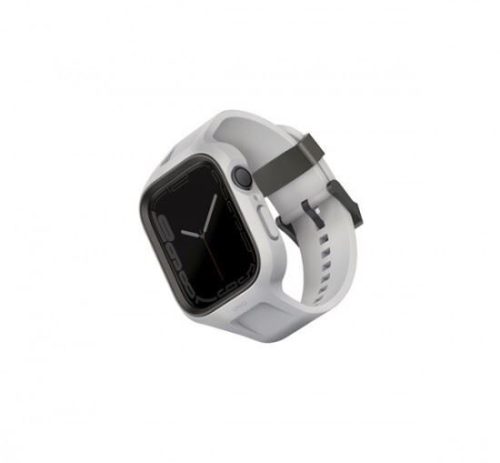  Uniq Monos Apple Watch 44/45mm hibrid szíj  tok szürke (UNIQ-45MM-MONOSGRY) 