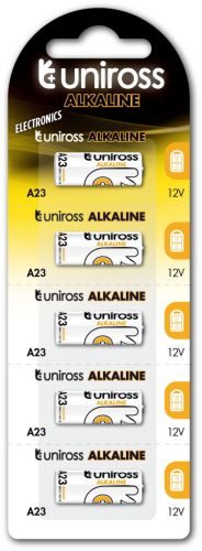  Uniross A23/23A 12V alkáli elem 5db/bliszter (UALKA235) 