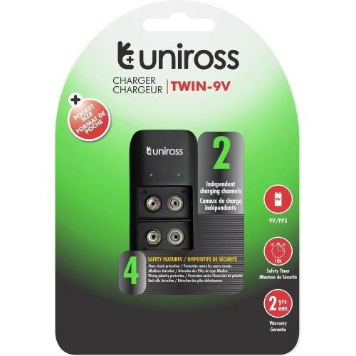  Uniross 9V-os akkumulátor töltő (UCU007) 