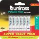  Uniross Power Plus LR03/12BP 1,5V AAA/mikró tartós alkáli elem 12db/cs (LR03-UALKVPAAA12) 