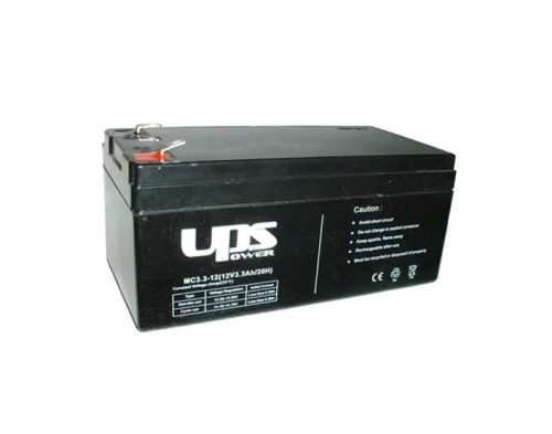  UPS Power zselés ólomsavas gondozásmentes akkumulátor 12V 3300mAh 134.4x67.5x67mm (MC3.3-12) 