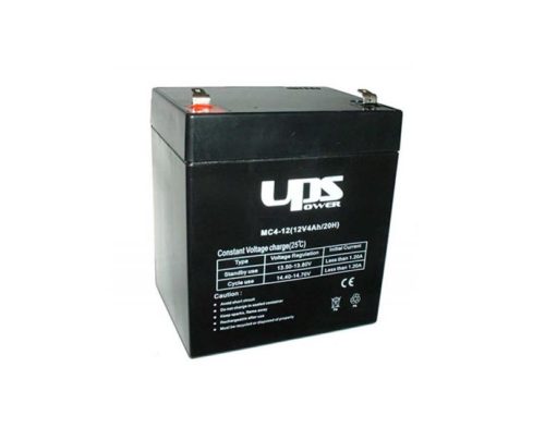  UPS Power zselés ólomsavas gondozásmentes akkumulátor 12V 4000mAh 104x100x70mm (MC4-12) 