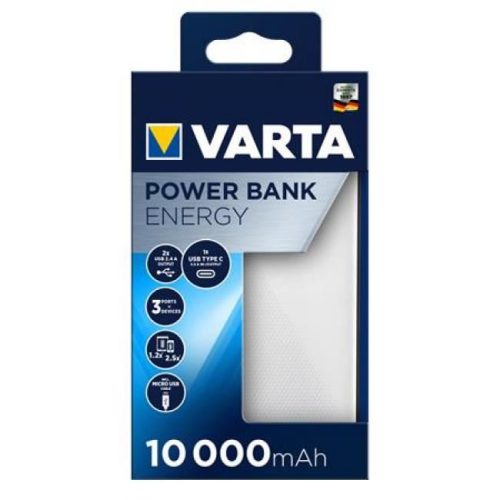  Varta Energy Power Bank 10000mAh fehér (57976101111) 