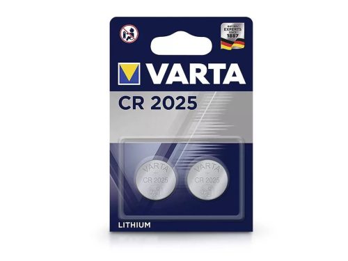  Varta CR2025 lithium gombelem 3V 2db/csomag (6025101402) 