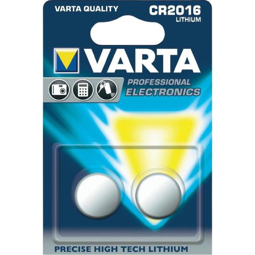  Varta gombelem CR 2016 3V (2db/csomag)  (6016101402) 