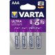  Varta Ultra Lithium AAA elem (4db/csomag) (6103301404) 