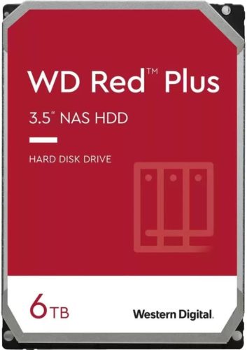  6TB WD 3.5" Red Plus SATAIII winchester (WD60EFPX) 