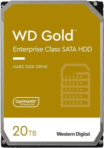  20TB WD 3.5" Gold SATAIII winchester (WD202KRYZ) 