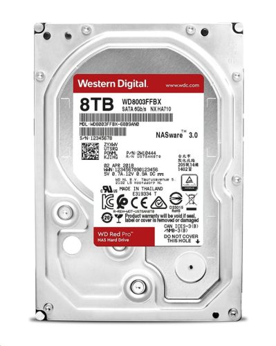  8TB WD 3.5" Red Pro SATAIII winchester (WD8003FFBX) 