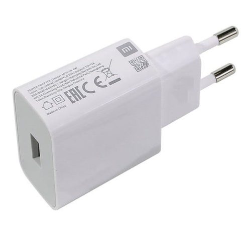  Xiaomi hálózati töltő USB aljzat (5V / 2000 mA, 10W, gyorstöltés támogatás) FEHÉR (MDY-09EW) 