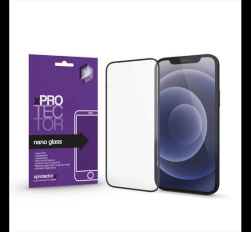  Xprotector Nano Glass Apple iPhone 14 Pro Max kijelzővédő fólia fekete kerettel (126650) 