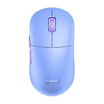  Xtrfy M8 vezeték nélküli optikai gaming egér Frosty Purple - lila (M8W-FROSTY-PURPLE) 