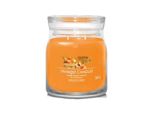  Yankee Candle Fresh Farm Peach közepes gyertya (40783) 