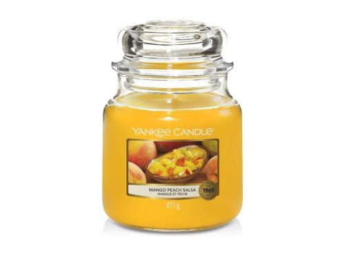  Yankee Candle Mango Peach Salsa Classic Közepes gyertya (15777 ) 