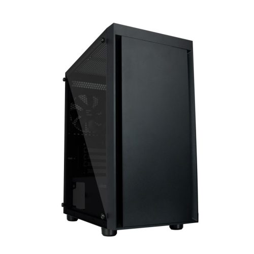  Zalman T3 PLUS táp nélküli ablakos mATX ház fekete 