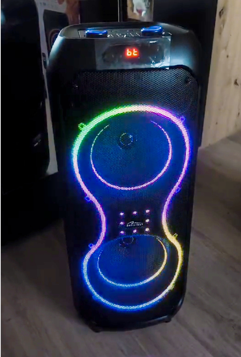 Media-Tech BT POWER AUDIO MAX Hordozható Nagyméretű Bluetooth Hangszóró (MT3185)